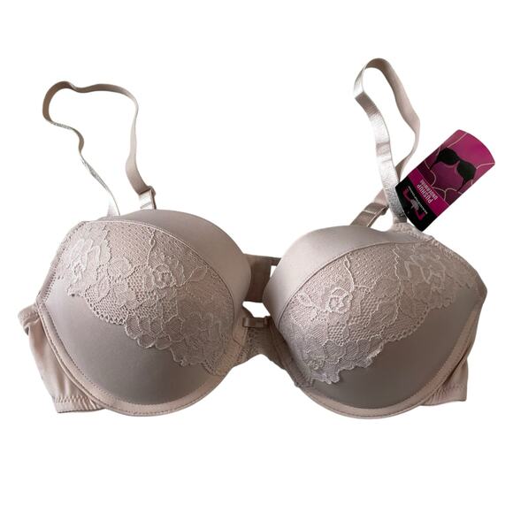 Maidenform Womens Bra Size 38C Push Up Underwire Style P00057 Adjustable Strap - Picture 2 of 9